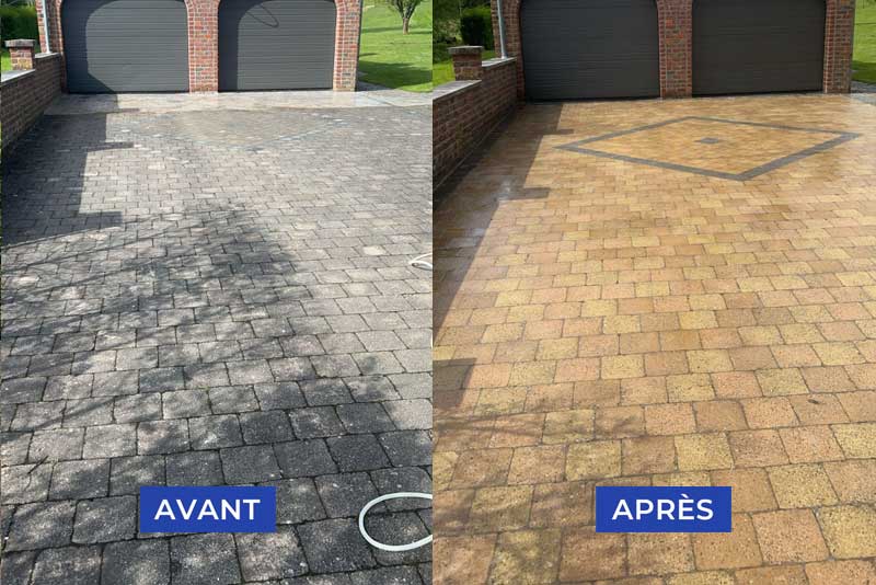 Nettoyage klinkers, pierre bleue … PROMICHELCOUVREUR : Nettoyage des extérieurs sur Namur et toute la Belgique . Spécialisé en nettoyage et  traitement anti-mousse klinkers, pierre bleue, muret, terrasse, pavé, allée … sur Namur et toute la Belgique