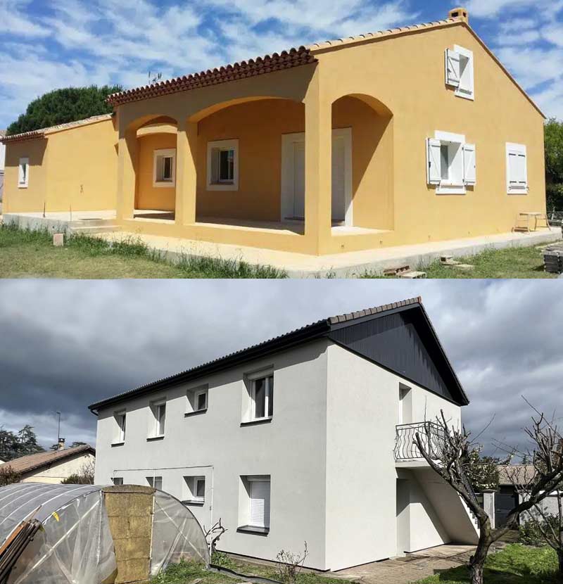 Nettoyage et peinture façade - PROMICHELCOUVREUR : Artisan peintre sur Namur et toute la Belgique.  Nettoyage, traitement anti-mousse par pulvérisation, démoussage, ravalement peinture façade et imperméabilisation façade sur Namur et toute la Belgique