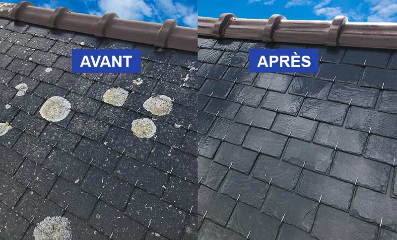 Nettoyage toiture - PROMICHELCOUVREUR : couvreur, toiturier sur Namur et toute la Belgique : Nettoyage toiture, démoussage, traitement anti mousse par pulvérisation toiture, peinture hydrofuge toit sur Namur et toute la Belgique